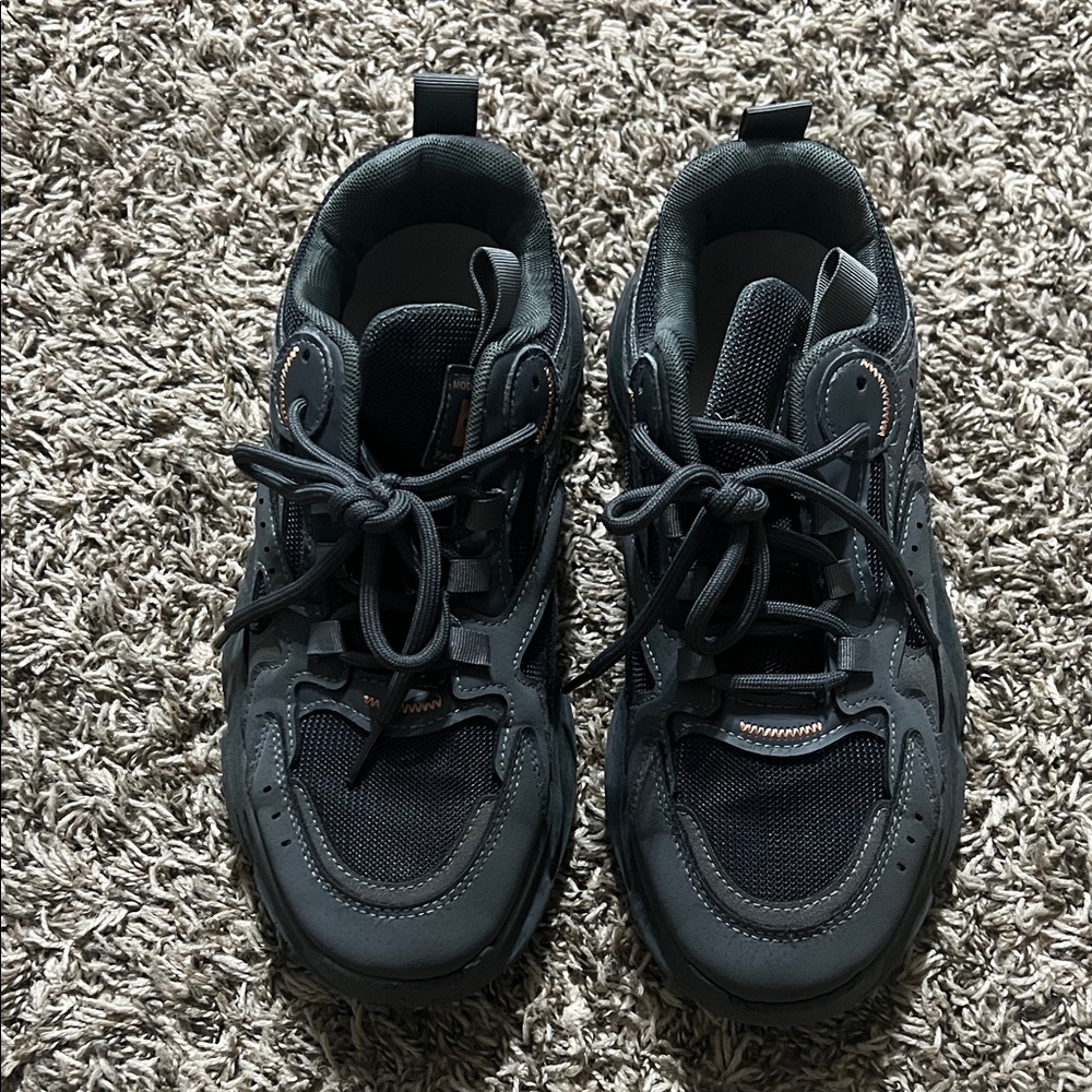 Stylish Black Kids Sneakers